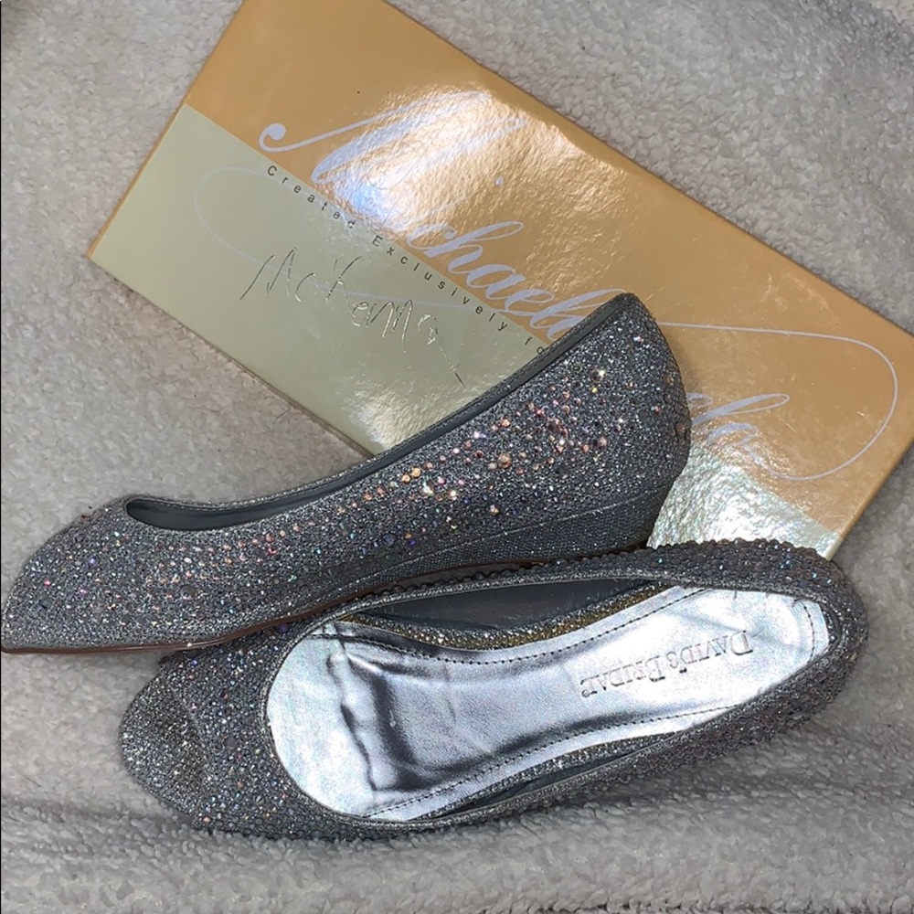 David’s Bridal Michaelangelo shoes